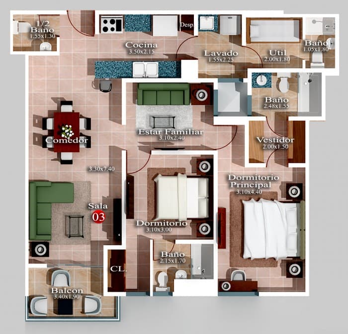 apartamento en venta para Inversión Zona Universitaria - foto 3
