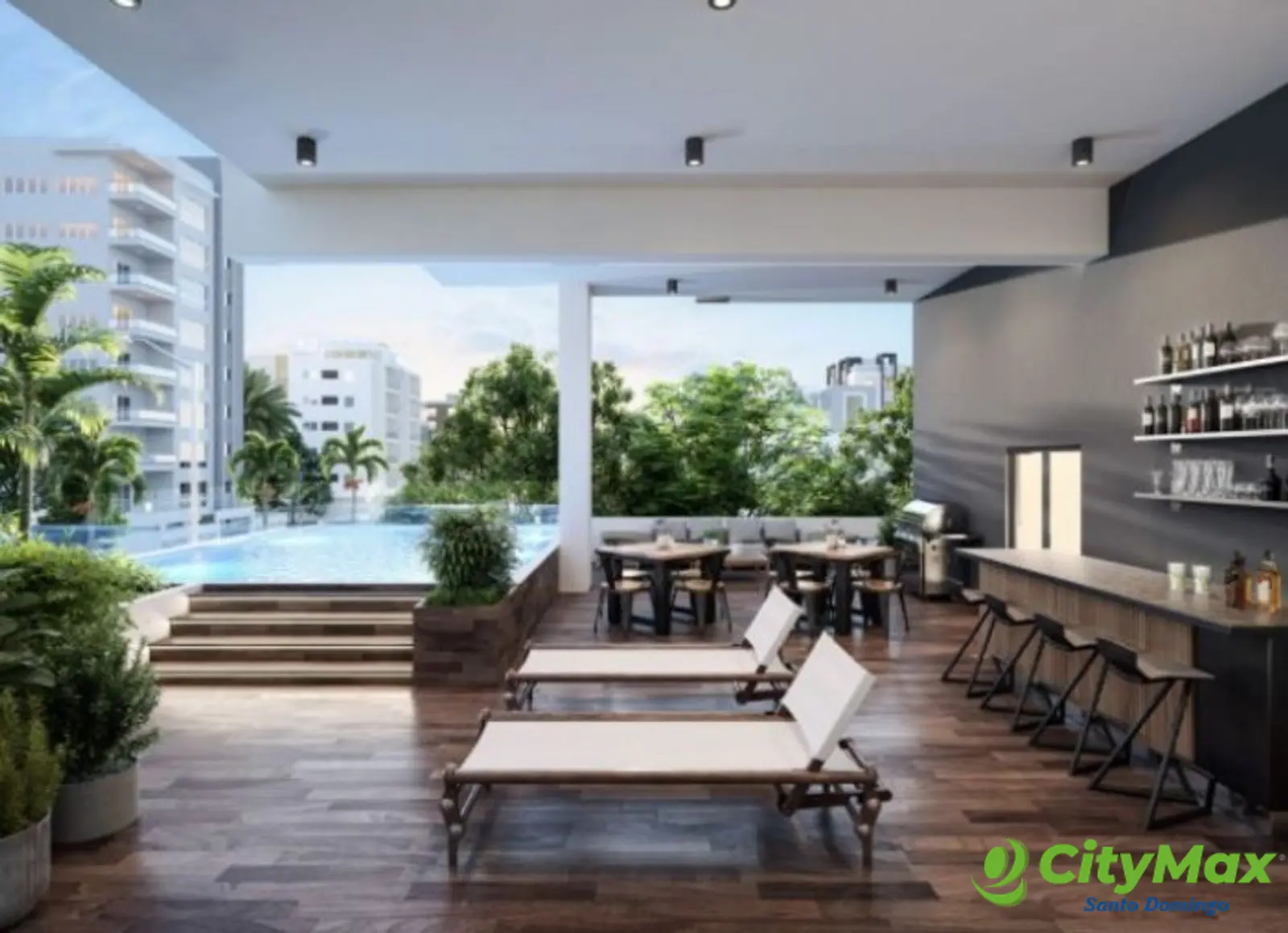 Apartamento en Venta con piscina y piso 10 en  Naco - foto 1