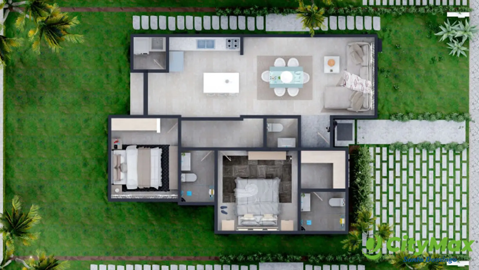 Villa en Punta Cana de 2 habitaciones en Venta - foto 5