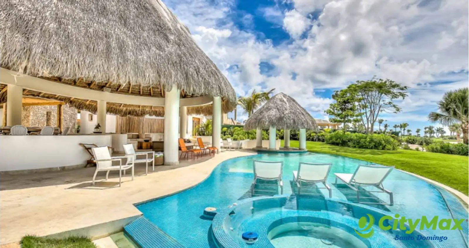 Villa en venta con vista al campo de golf en Cap Cana - foto 22
