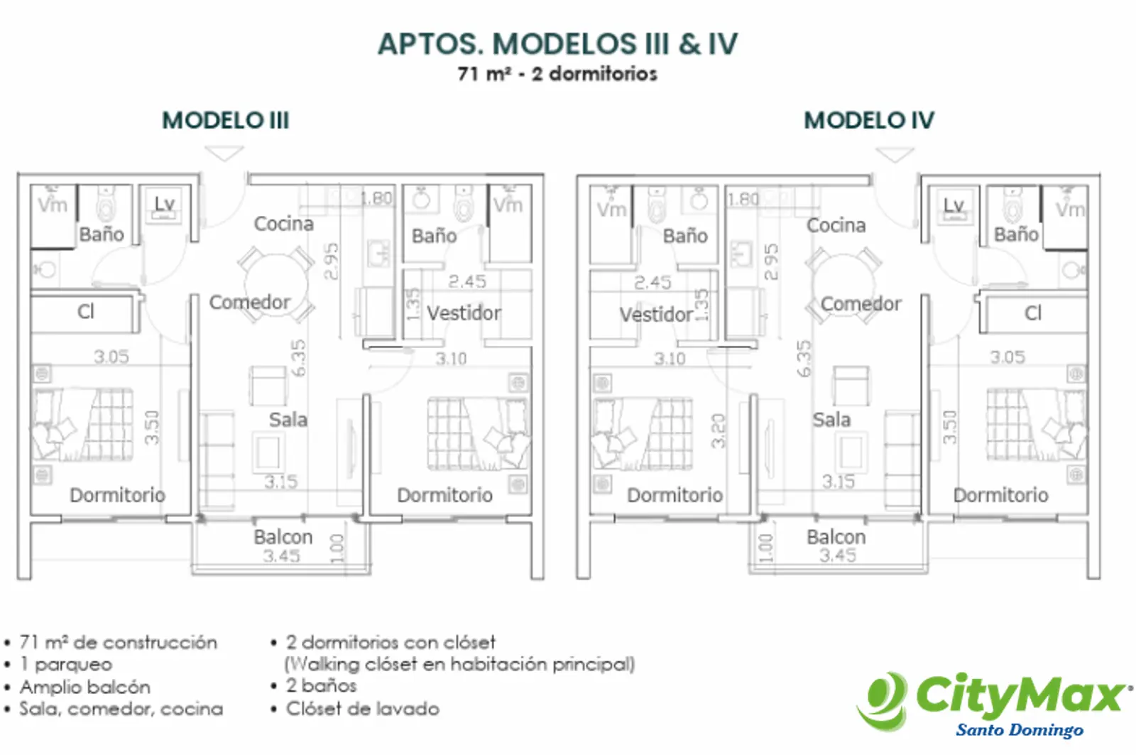Apartamento en venta 2 habitaciones con linea blanca - foto 15