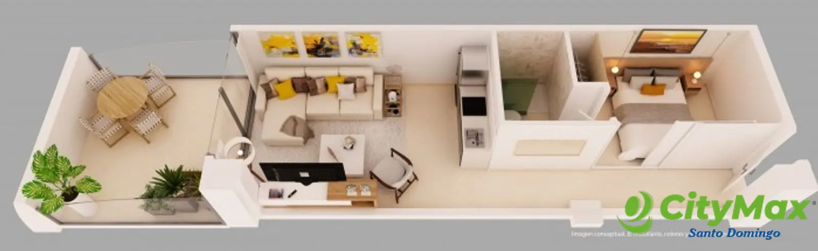 Apartamento de 1 Habitacion en Venta en Cana Bay - foto 10