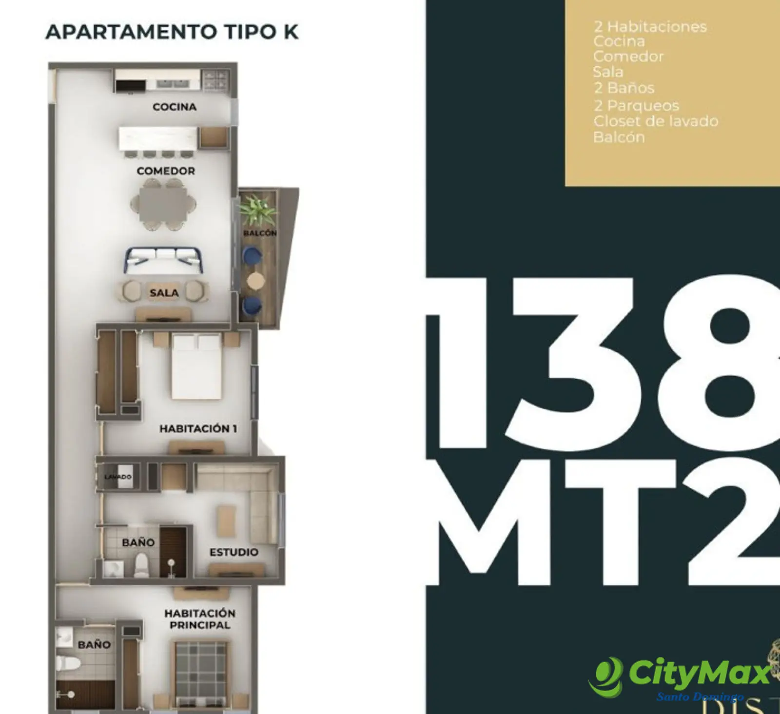 Apartamento con Terraza Privada en Venta Punta Cana - foto 12