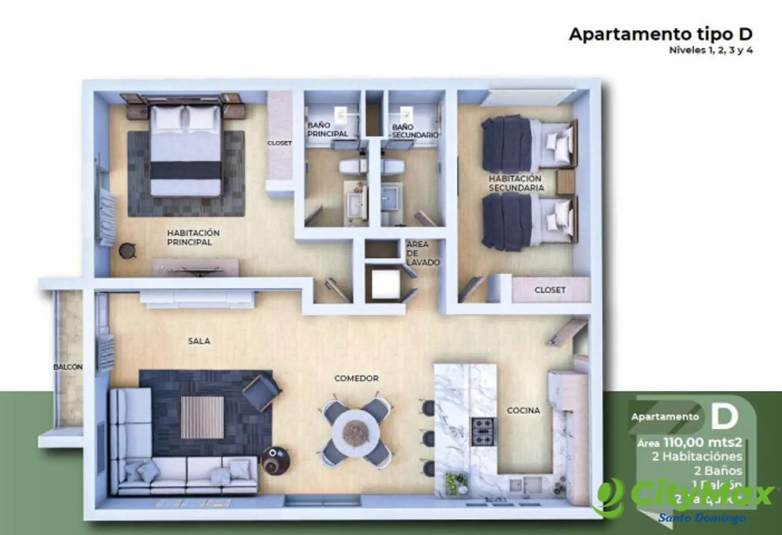 Apartamento en Venta en Ciudad las Canas Cap Cana - foto 16