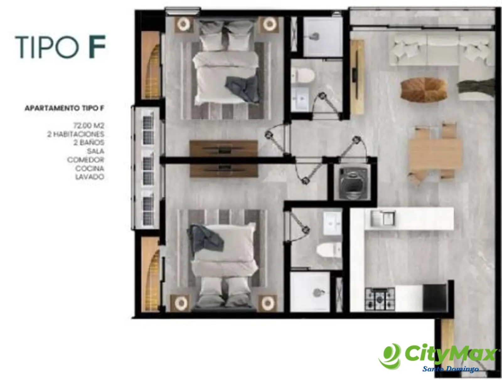 En venta apartamento ubicado en la zona universitaria - foto 2