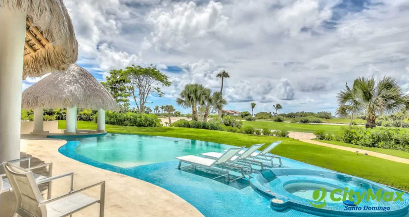 Villa en venta con vista al campo de golf en Cap Cana - foto 23
