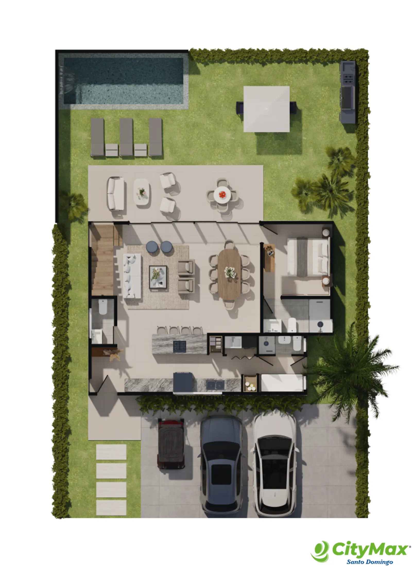 Villa de 4 habitaciones en venta en Punta Cana - foto 4