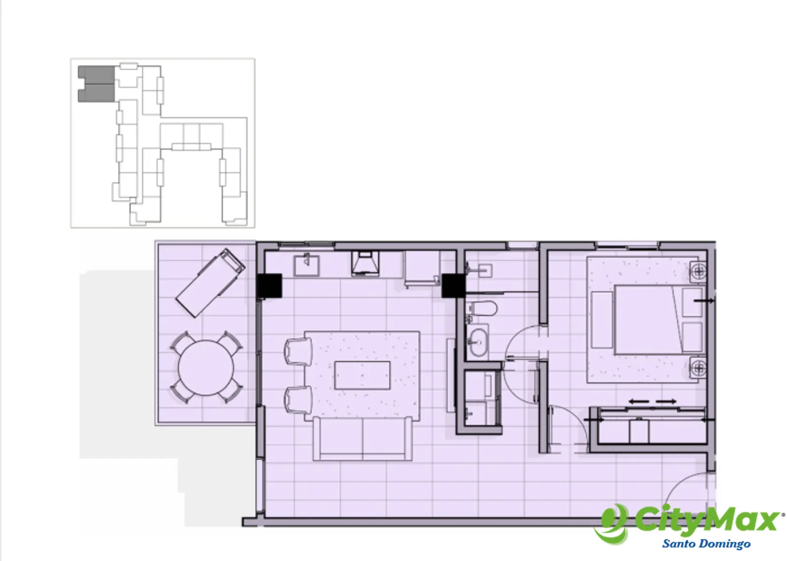 Se vende apartamento de 1 habitación en Cap Cana  - foto 8