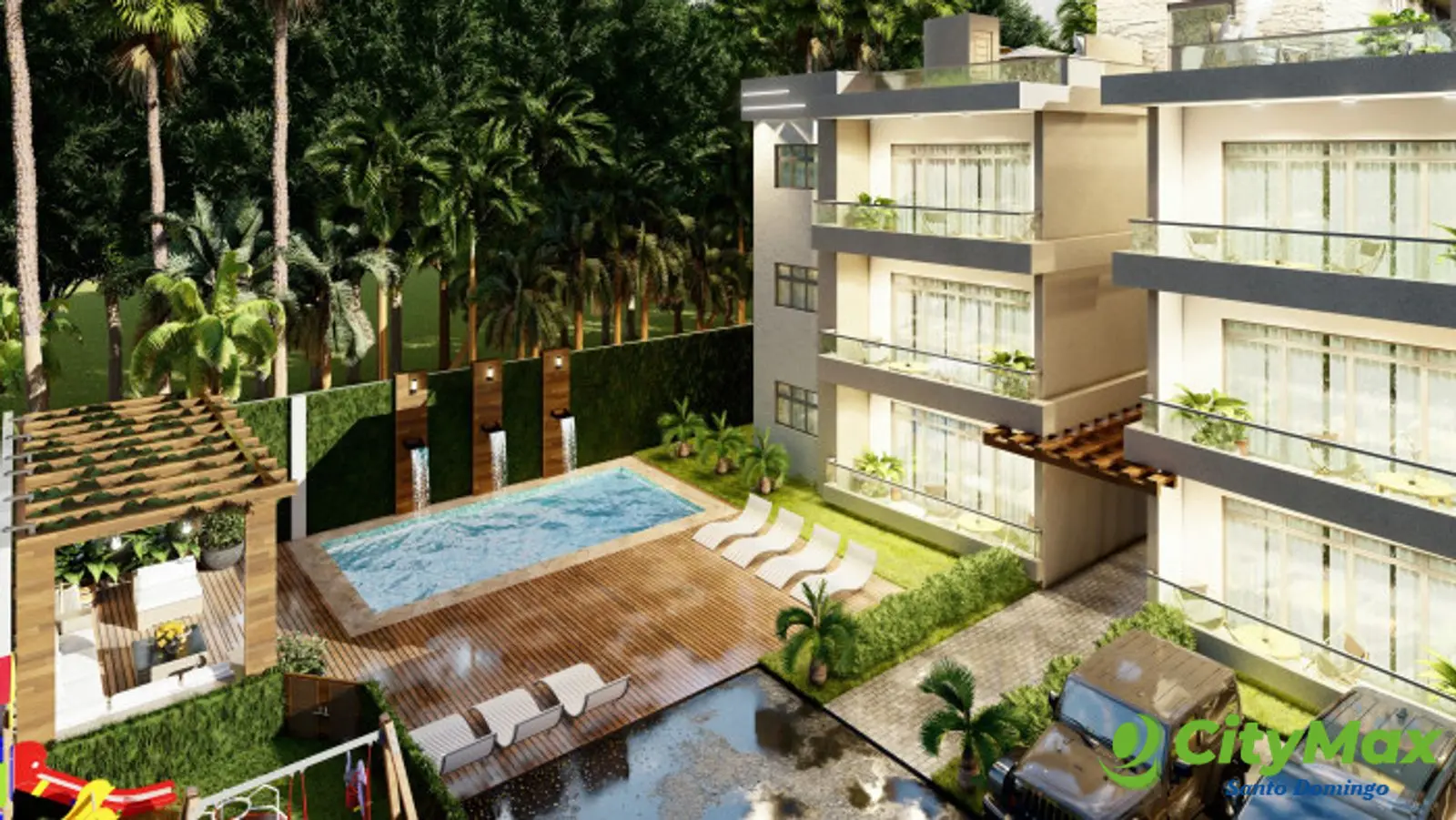 Apartamento Turistico en Venta de en Punta Cana. - Áreas  Sociales