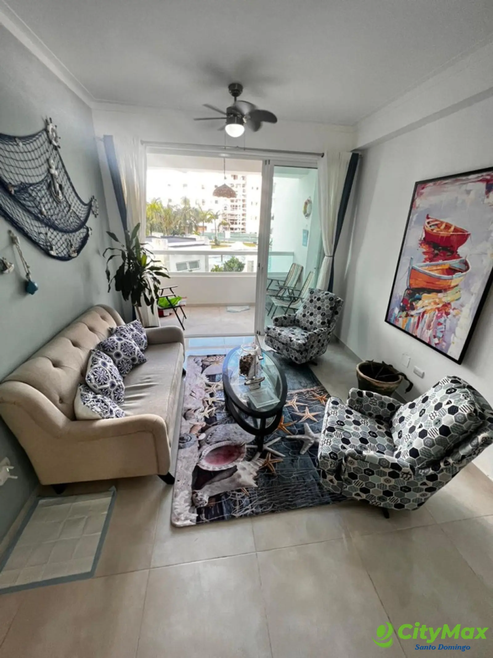 Apartamento amueblado en Juan Dolio de 2 habitaciones - foto 2
