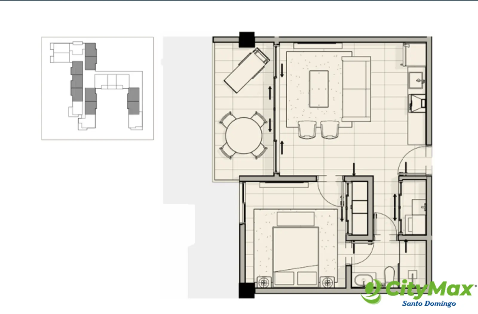 Se vende apartamento de 1 habitación en Cap Cana  - foto 6
