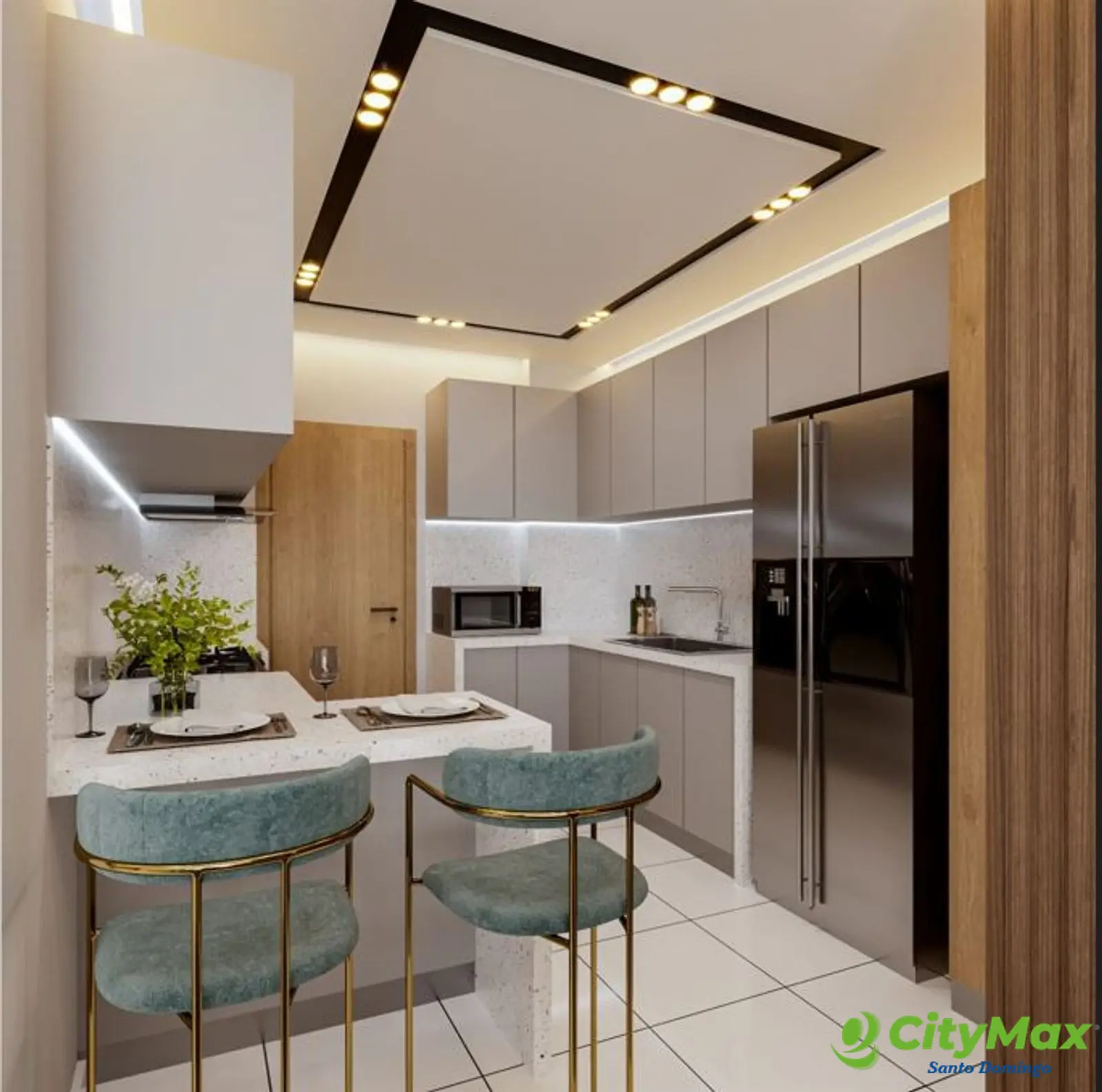 Apartamento en Venta 3 Habitaciones Aut. San Isidro. - Cocina