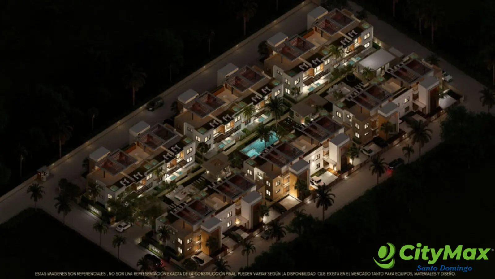 Apartamento En Venta de 2 Hab.  En Bávaro Punta Cana. - Vista Aérea