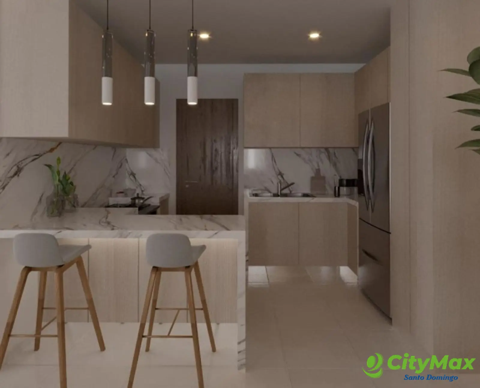Apartamento en Venta 3 Habitaciones en San Isidro. - Cocina