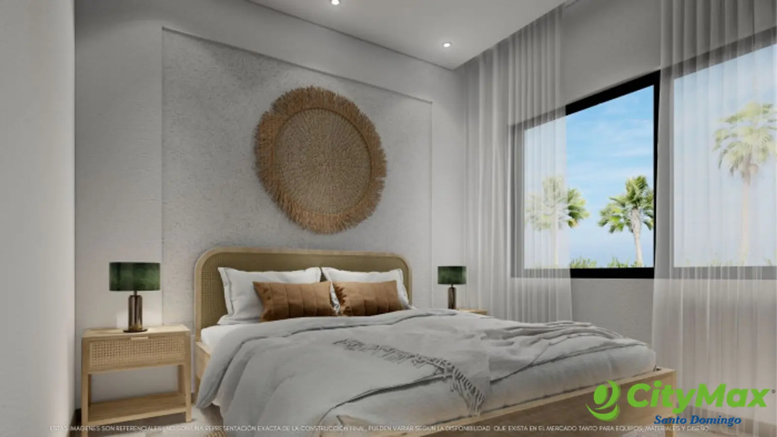 Apartamento En Venta de 2 Hab.  En Bávaro Punta Cana. - Habitación Principal