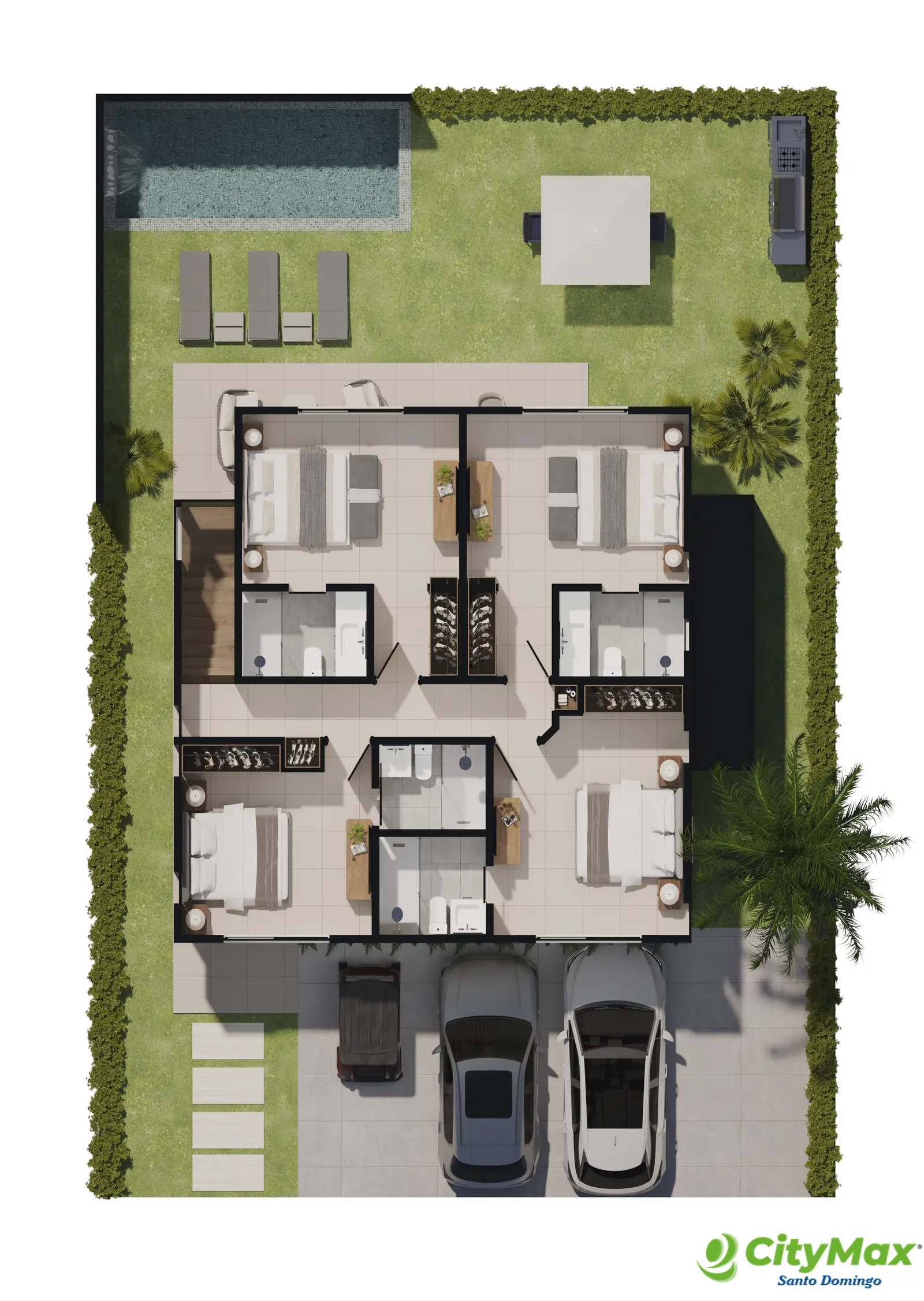 Villa de 4 habitaciones en venta en Punta Cana - foto 3