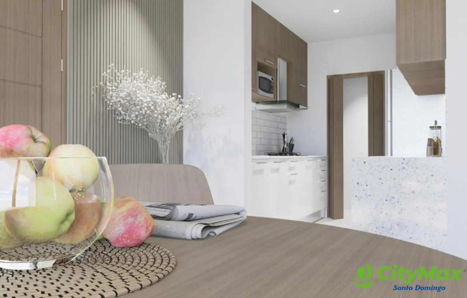 Apartamento En Venta 2 Hab. En Playa Nueva Romana. - Comedor