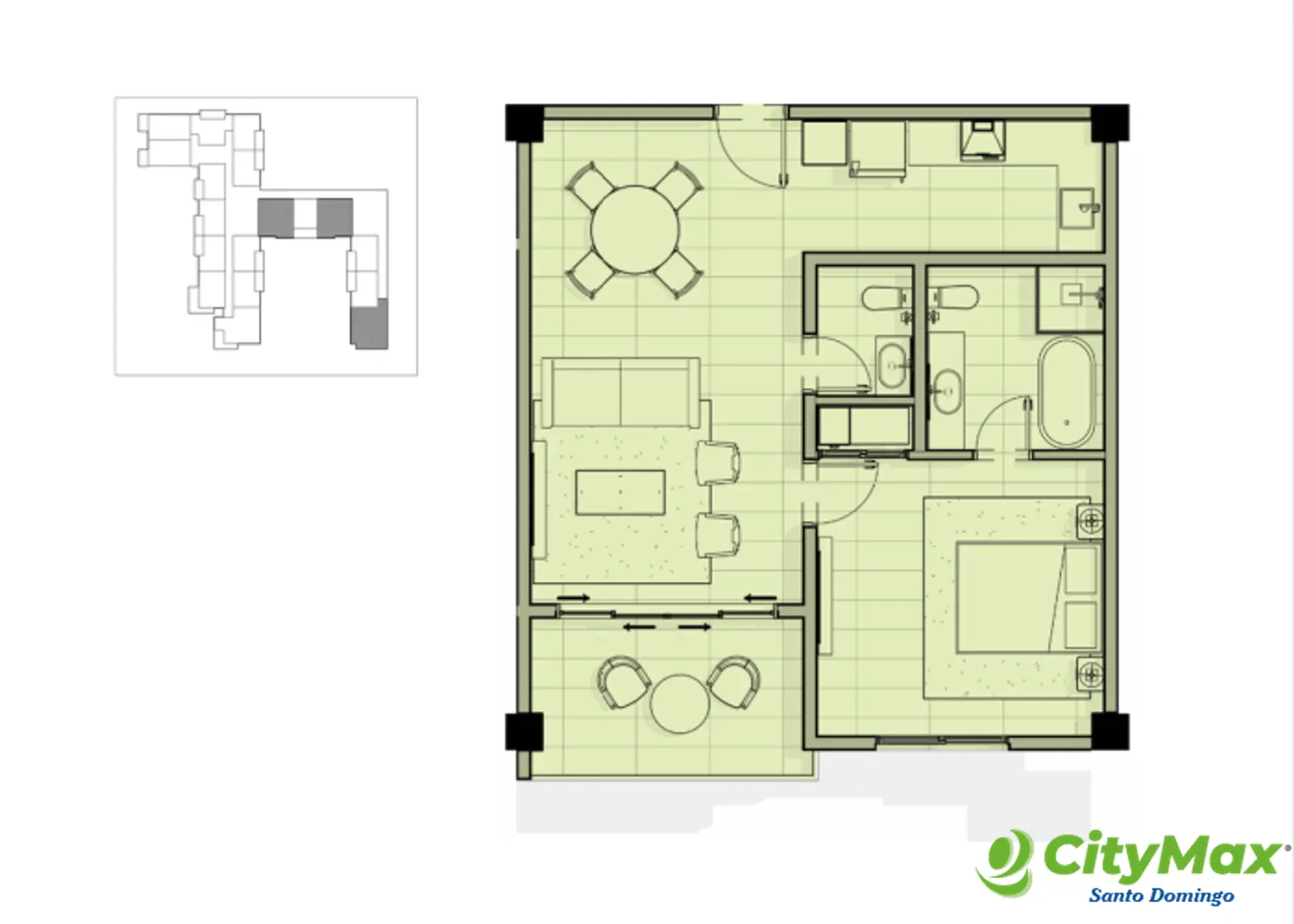 Se vende apartamento de 1 habitación en Cap Cana  - foto 10