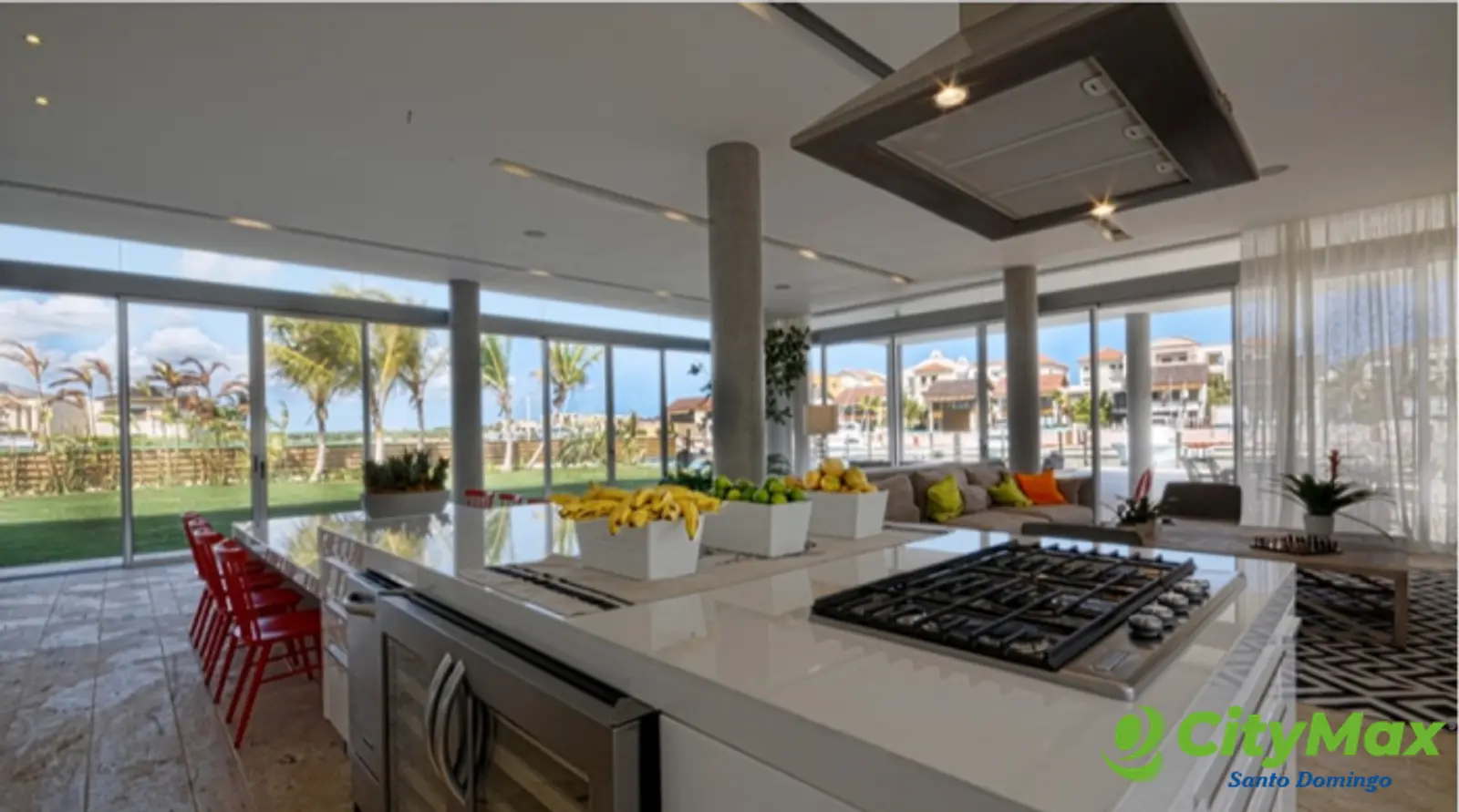 Villa en venta con vista al mar y la Marina de Cap Cana - foto 6