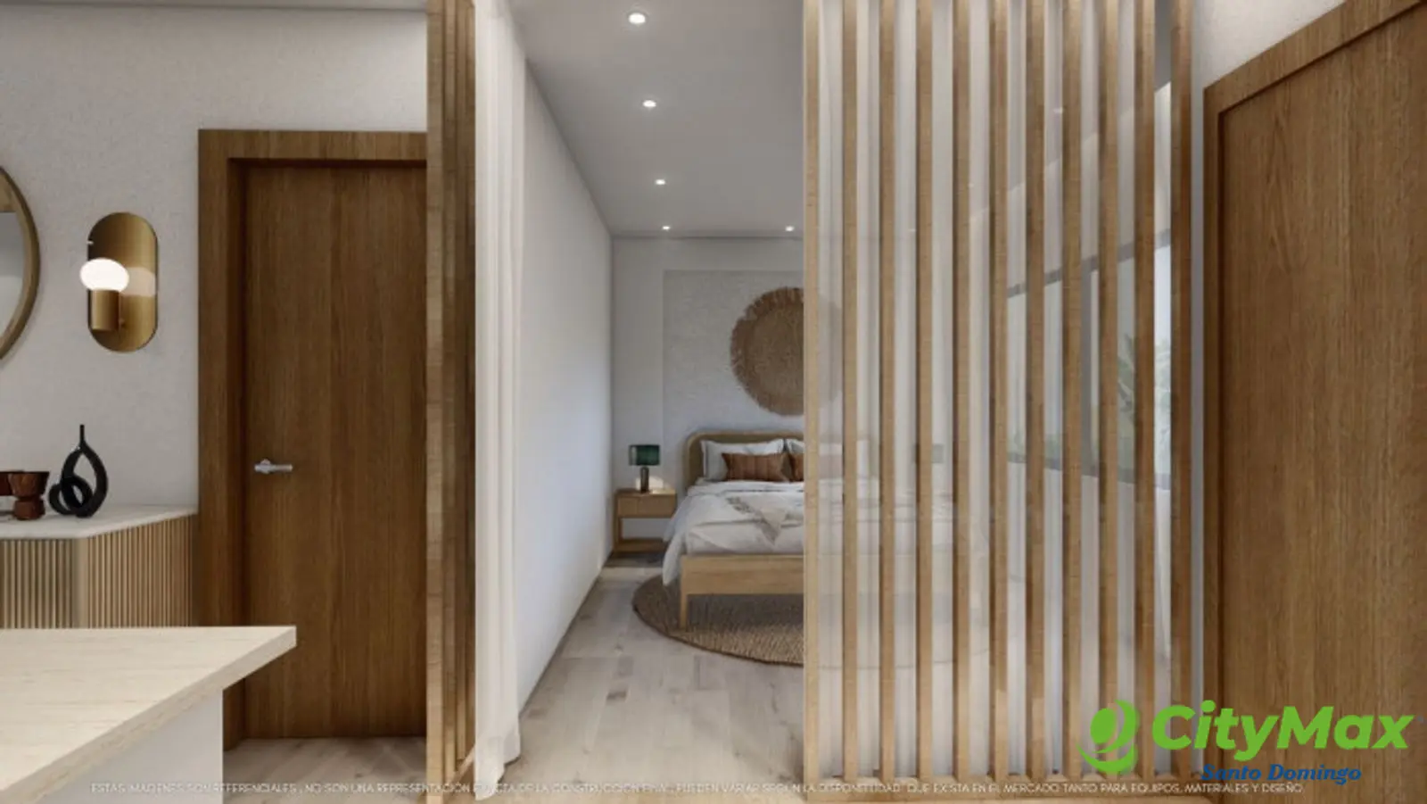 Apartamento En Venta de 2 Hab.  En Bávaro Punta Cana. - Habitación