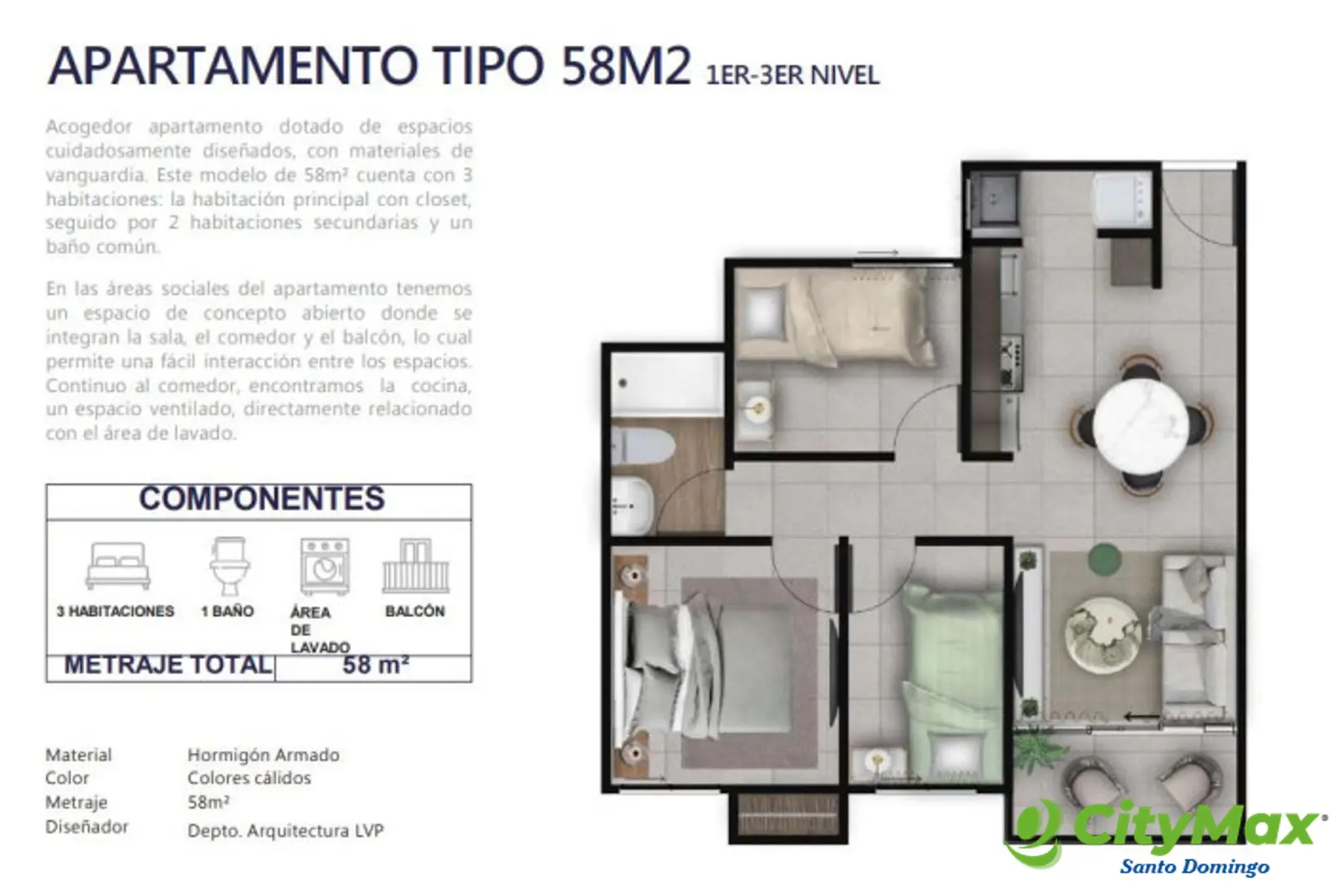 Apartamento de 3 Habitaciones en Venta, Ave. Ecologica  - foto 10