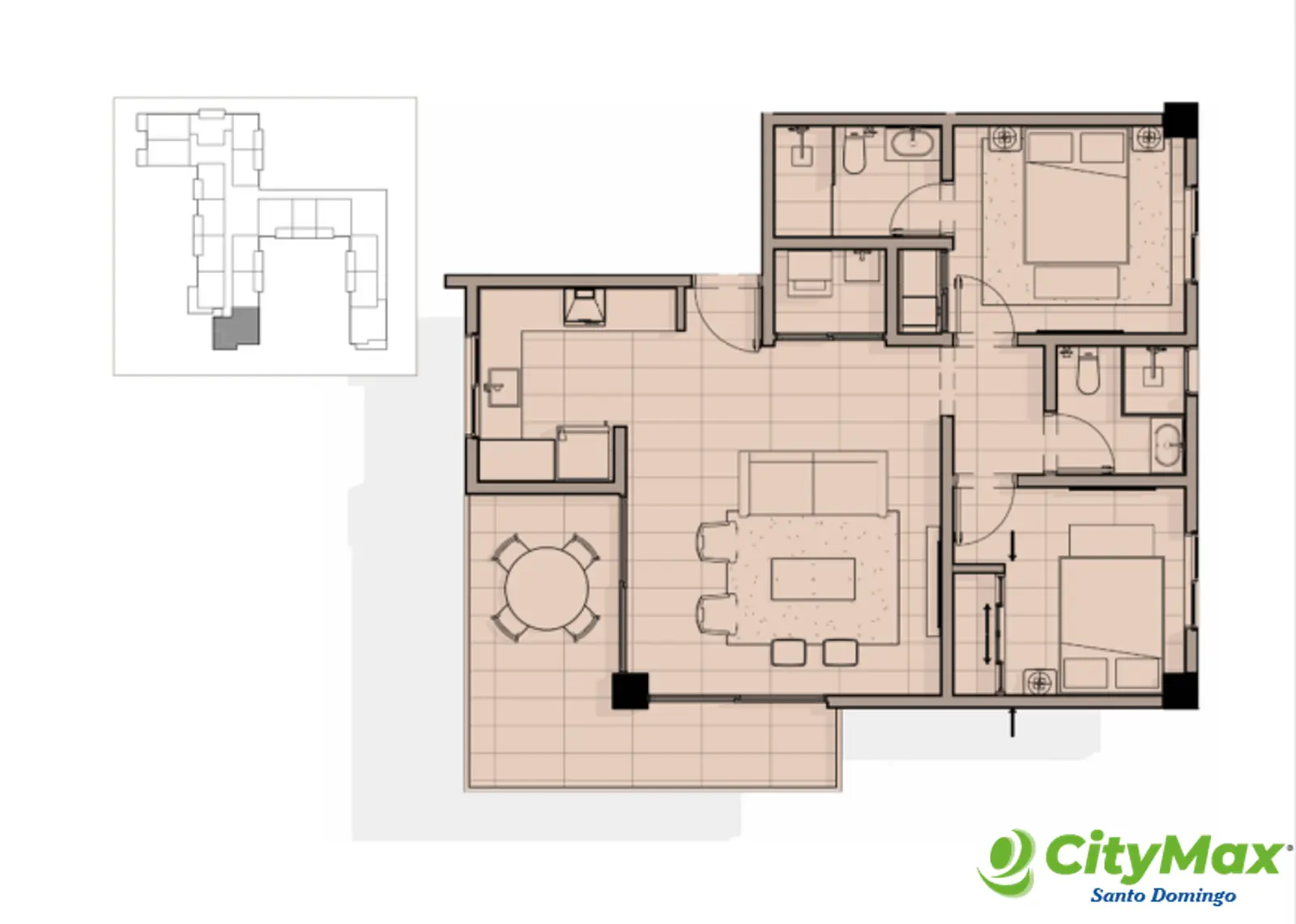 Se vende apartamento de 1 habitación en Cap Cana  - foto 11
