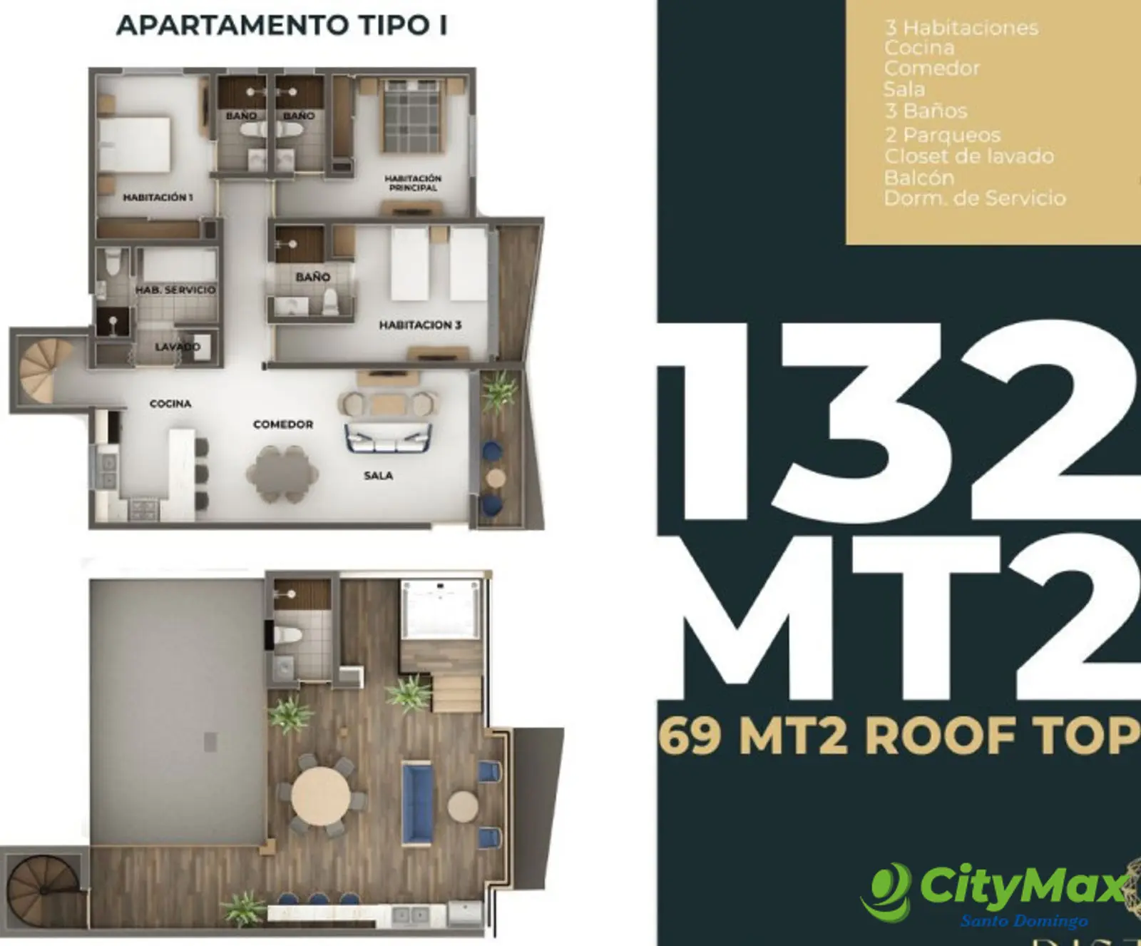 Apartamento con Terraza Privada en Venta Punta Cana - foto 8