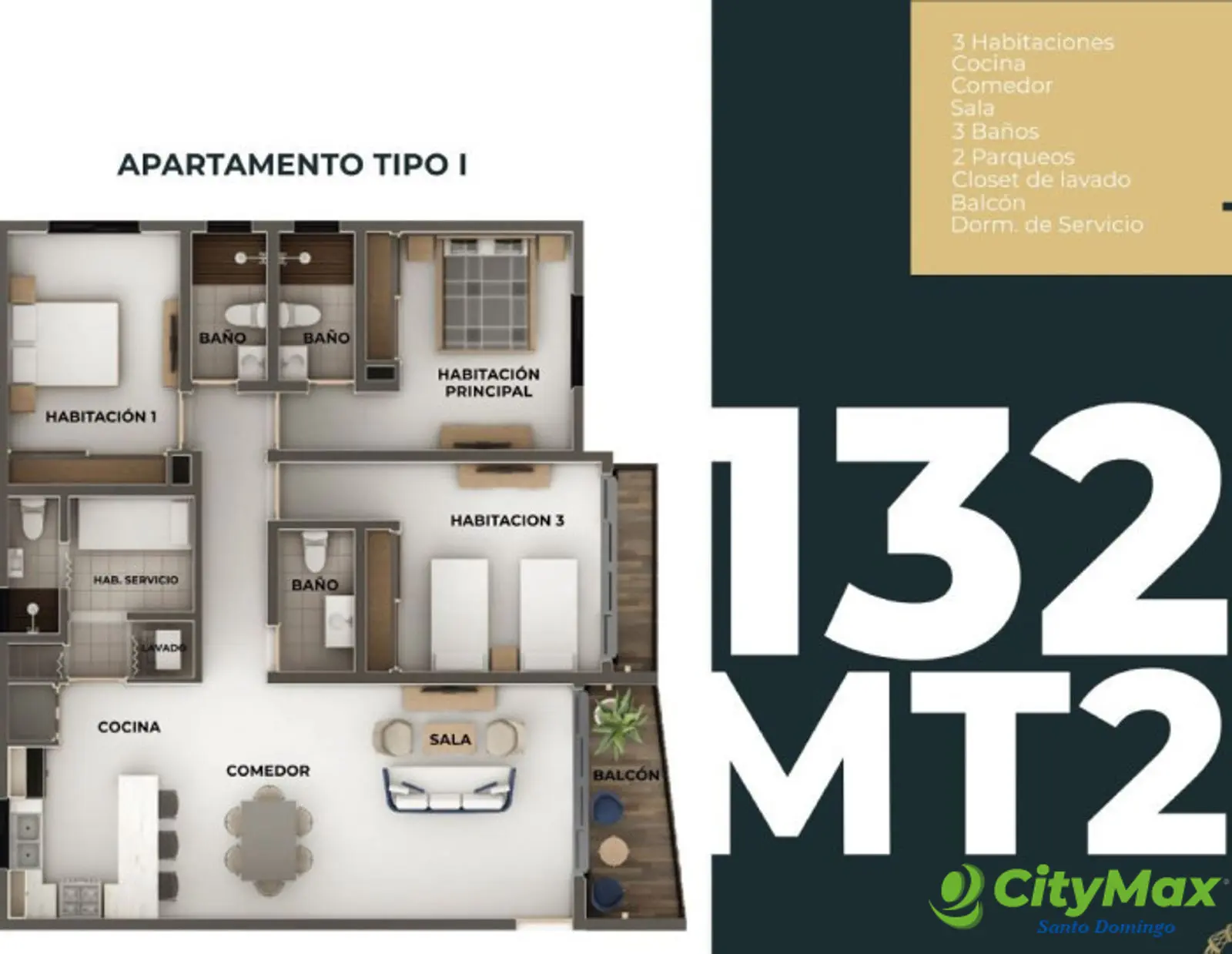 Apartamento en Venta en Punta Cana de 3 habitaciones - foto 11
