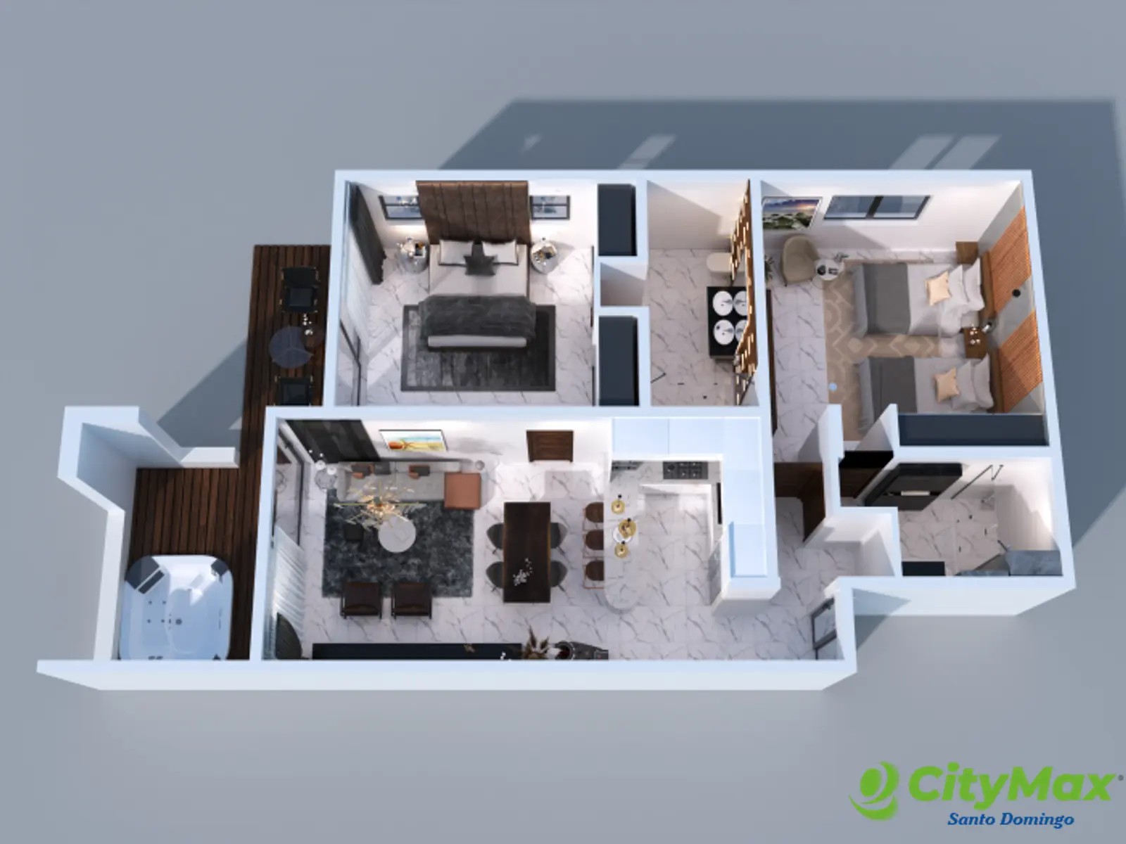 Vendo Apartamento de 2 Habitaciones en Cana Bay  - foto 5