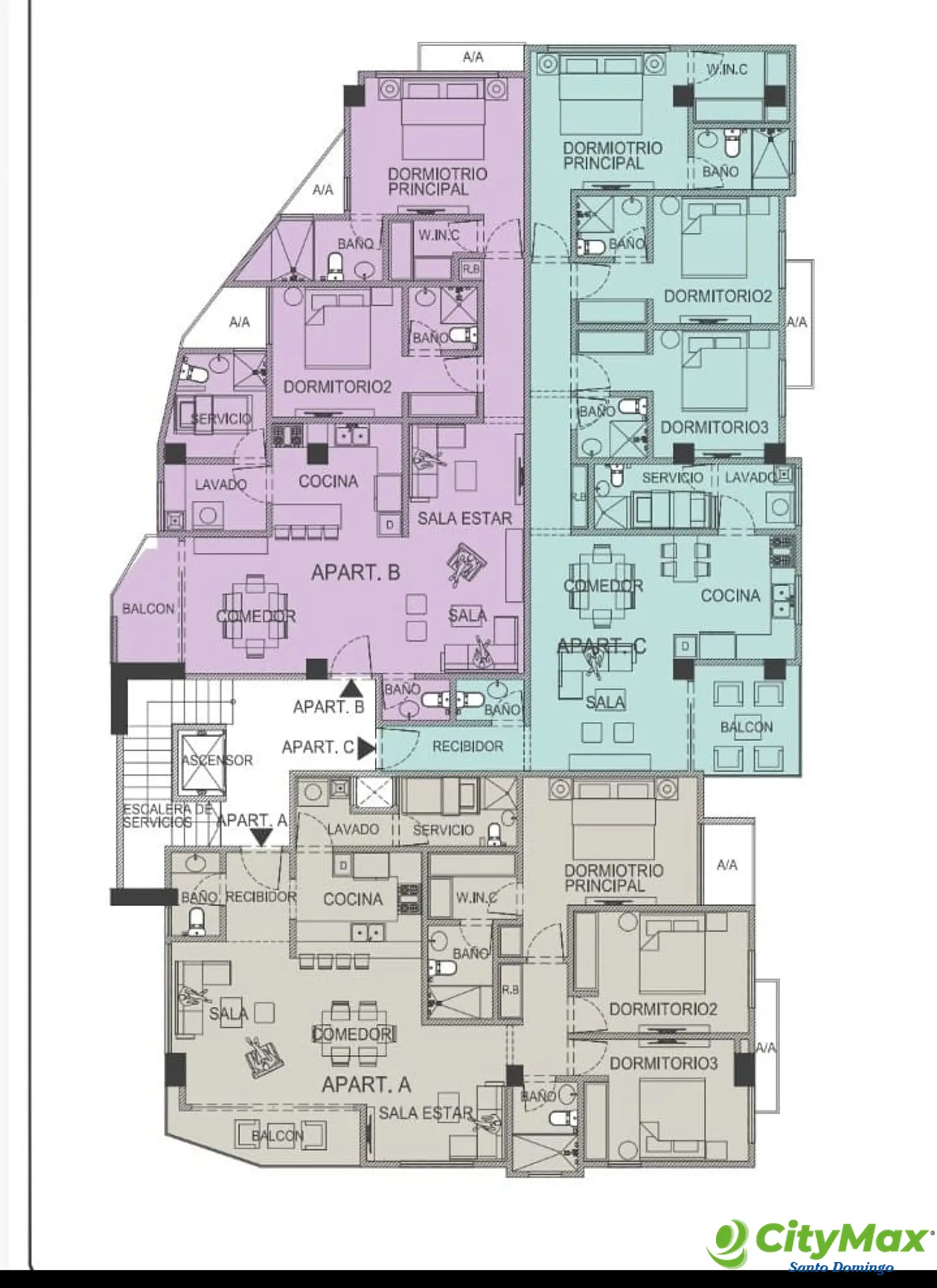 Apartamento en Venta en Mirador Norte Santo Domingo - foto 3