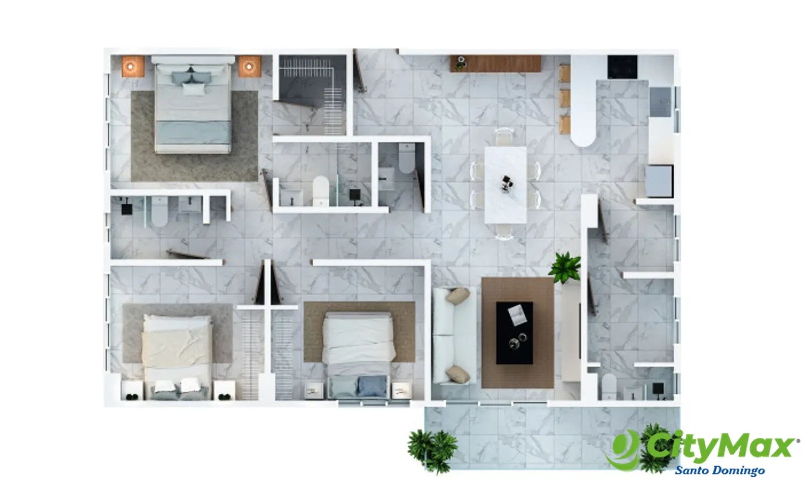 Apartamento en venta de 3 habitaciones en Renacimiento - foto 6