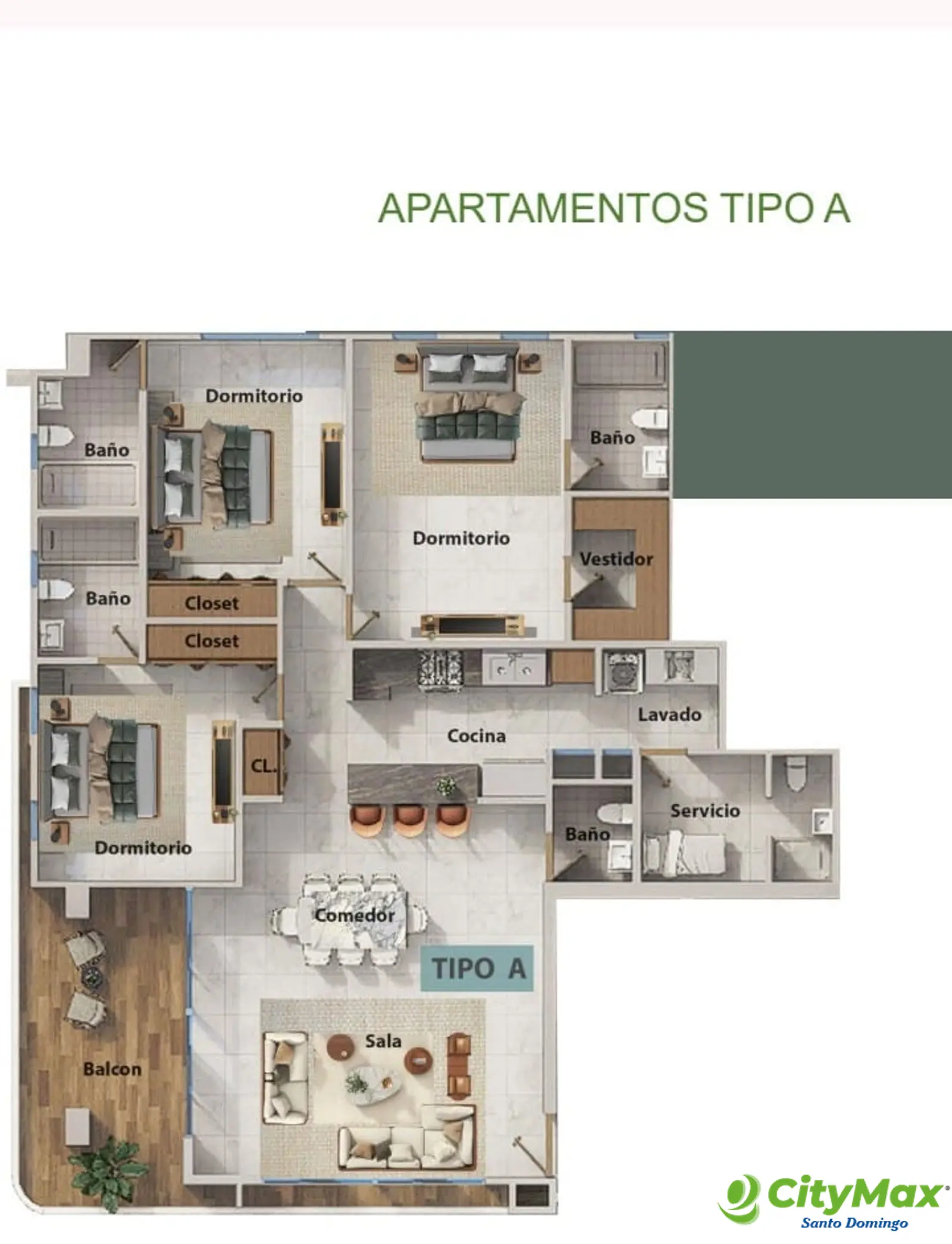Apartamento en Venta en Mirador Norte Santo Domingo - foto 9