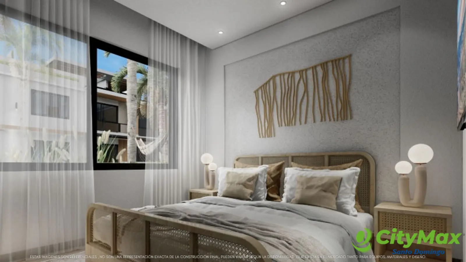 Apartamento En Venta de 2 Hab.  En Bávaro Punta Cana. - Habitación Principal