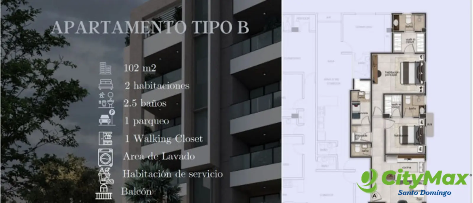 Apartamento en Venta de 3 Habitaciones en Jardines Sur - foto 2