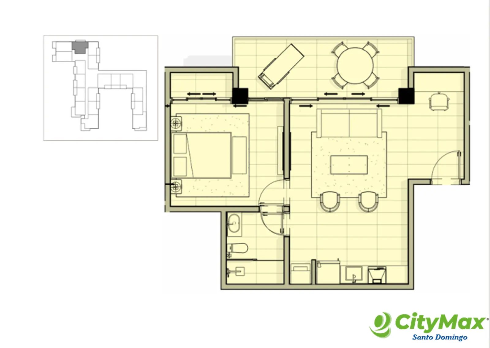 Se vende apartamento de 1 habitación en Cap Cana  - foto 7