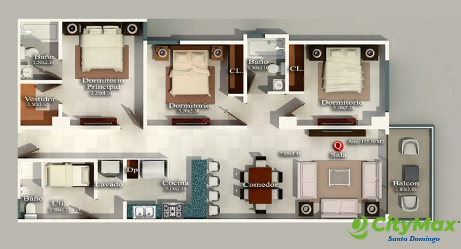 Apartamento en Venta con Terraza Privada en Bella Vista - foto 2