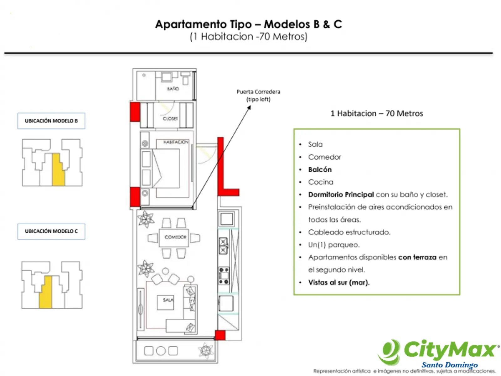 Apartamento de 1 hab en venta en La Esperilla - foto 8
